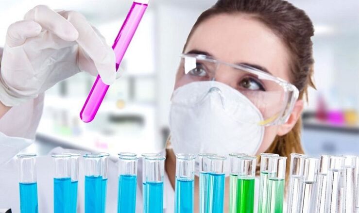 analisi per la presenza di parassiti nel corpo