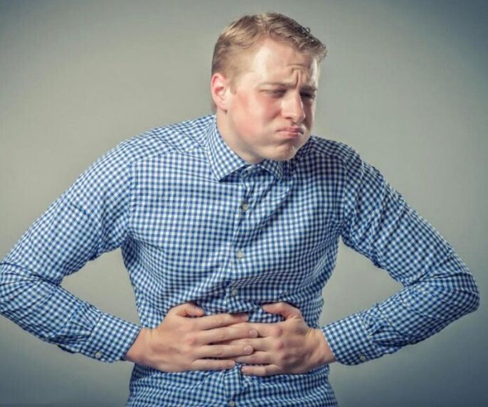 dolore addominale e nausea dovuti a parassiti nel corpo